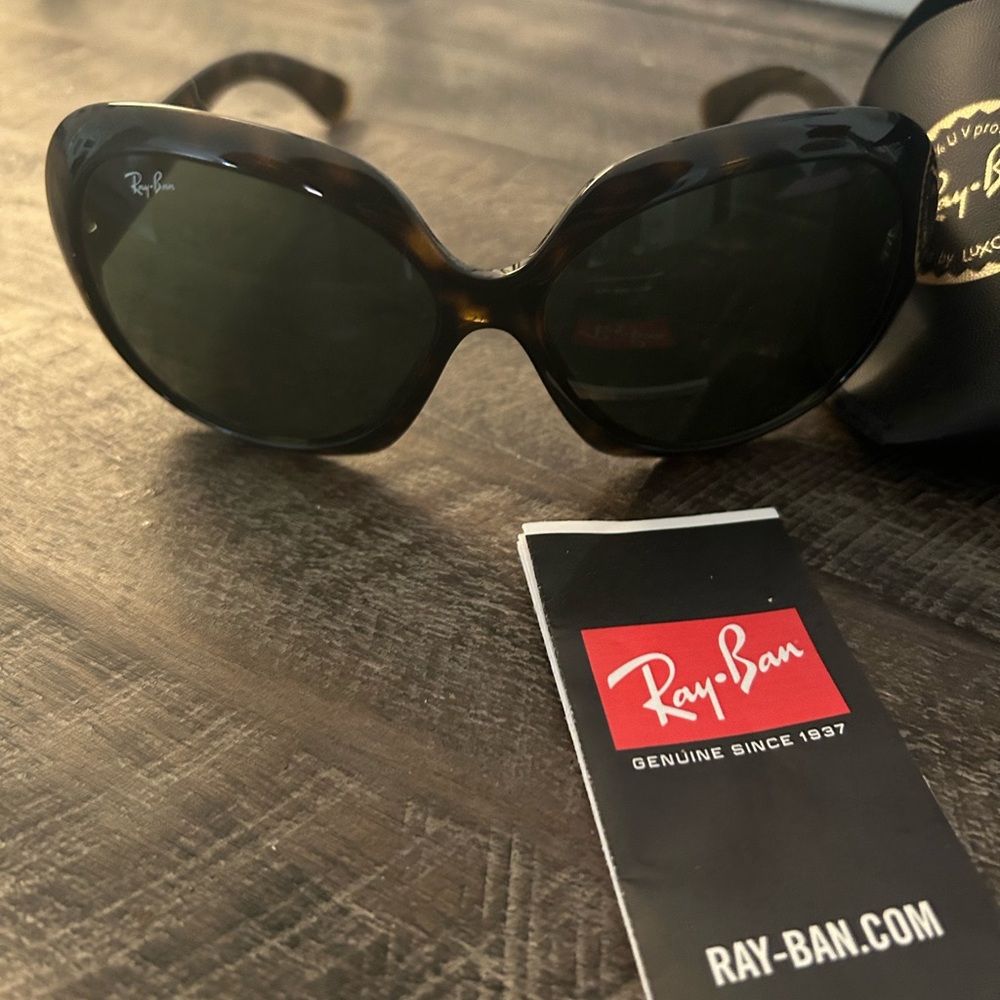 NEW Ray Ban Jackie Ohh II Sunglasses- Black